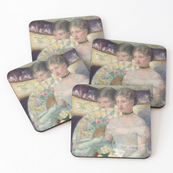 Item preview, The Loge by Mary Cassatt . National Gallery of Art. Art museum gifts, artsy journal, art stickers, art mugs and art tote bags designed and sold by WeareSublime.