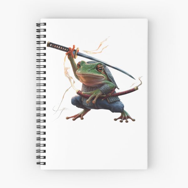 Item preview, NINJA FROG WITH KATANA designed and sold by Tomci0.