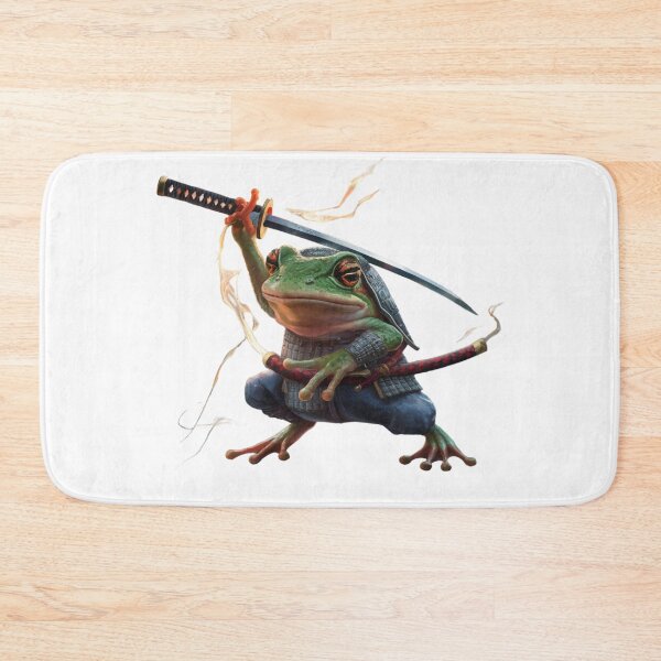 Item preview, NINJA FROG WITH KATANA designed and sold by Tomci0.