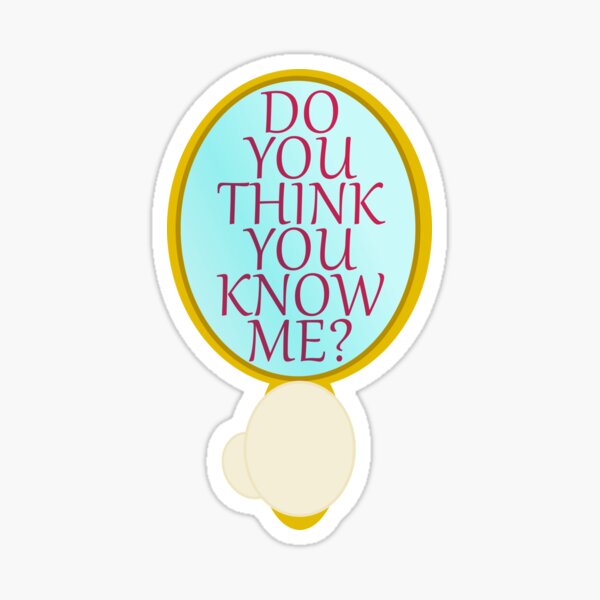 Item preview, Hardly Know Myself | Handheld Mirror designed and sold by KmanDreams.