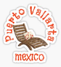 Lounging by the Pool Puerto Vallarta Mexico Sticker