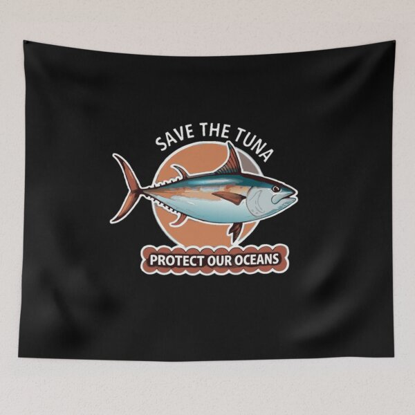 Item preview, Save the Tuna –  Endangered Species Ocean Artwork designed and sold by Yas_oma.