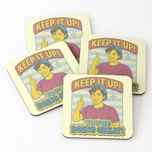 Item preview, Keep It Up You're Doing Great - Retro Motivation designed and sold by zzz888.