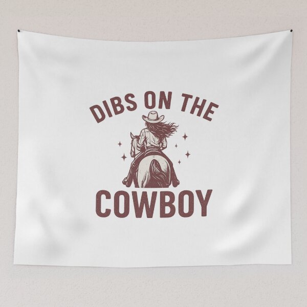 Item preview, Dibs on the Cowboy Funny Western Rodeo Romance  designed and sold by Alex Songs.