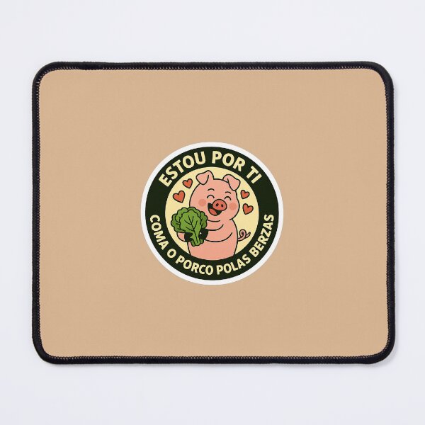 Item preview, This is for you, eat or porco polas berzas – Sticker with retranca e porco namorado designed and sold by NÉBULA STUDIO.