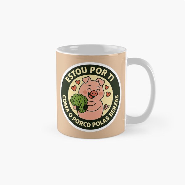 Item preview, This is for you, eat or porco polas berzas – Sticker with retranca e porco namorado  designed and sold by NÉBULA STUDIO.