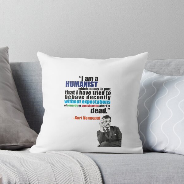 Item preview, Kurt Vonnegut Humanist Quote designed and sold by laraperrin.