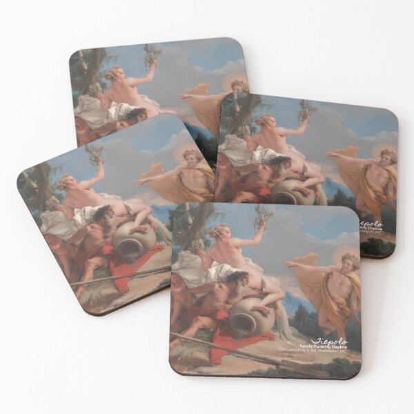 Item preview, Apollo Pursuing Daphne by Tiepolo . National Gallery of Art .Art museum gifts, artsy journal, art stickers, art mugs and art tote bags designed and sold by WeareSublime.