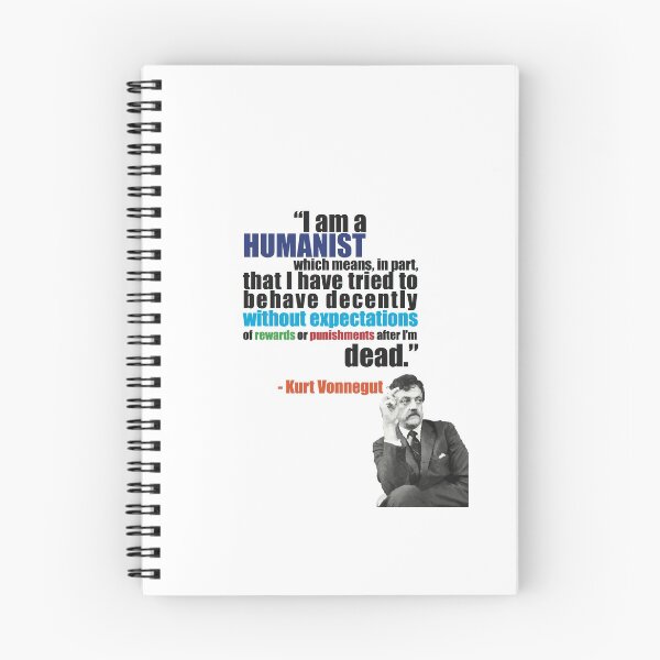 Item preview, Kurt Vonnegut Humanist Quote designed and sold by laraperrin.