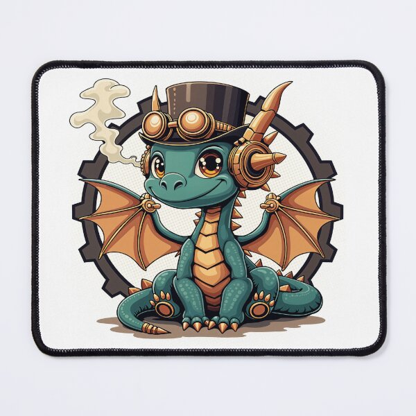 Item preview, Cute Steampunk Baby Dragon Fantasy Graphic designed and sold by JumpJammiesTees.
