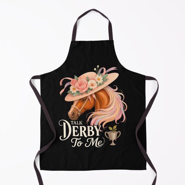 Item preview, Talk Derby to Me Funny Floral Horse Racing designed and sold by Alex Songs.