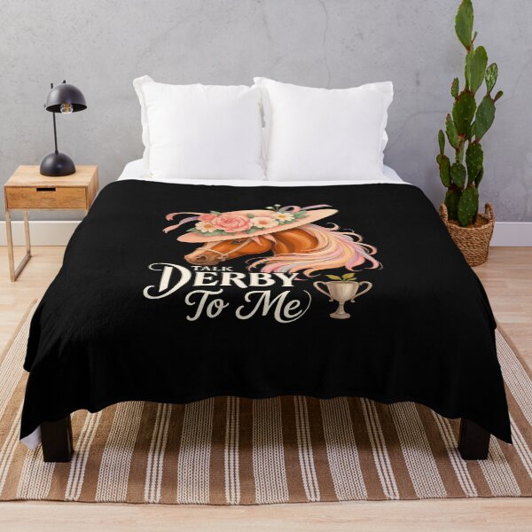 Item preview, Talk Derby to Me Funny Floral Horse Racing designed and sold by Alex Songs.