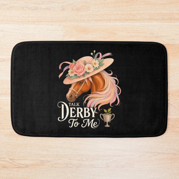 Item preview, Talk Derby to Me Funny Floral Horse Racing designed and sold by Alex Songs.
