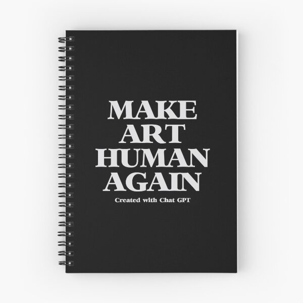 Item preview, Hilarious A.I. Joke – M.A.H.A. "Make Art Human Again" by ChatGPT designed and sold by paulo silveira.