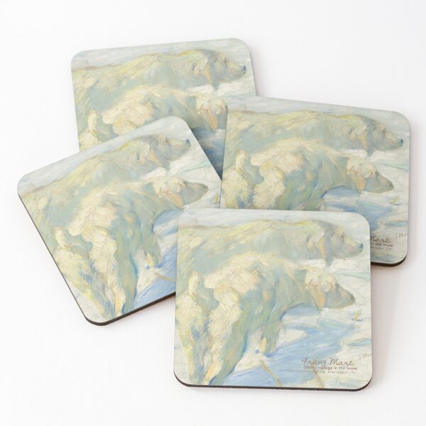 Item preview, Siberian Dogs in the Snow . Franz Marc . National Gallery of Art . Art museum gifts. Artsy journal . Art stickers . Art mugs . Art tote bags designed and sold by WeareSublime.