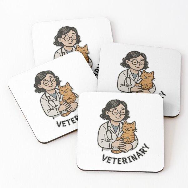 Item preview, Adorable Veterinary Cartoon - Perfect for Animal Lovers & Pet Care Enthusiasts designed and sold by Psycho-Crazy.