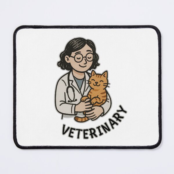 Item preview, Adorable Veterinary Cartoon - Perfect for Animal Lovers & Pet Care Enthusiasts designed and sold by Psycho-Crazy.