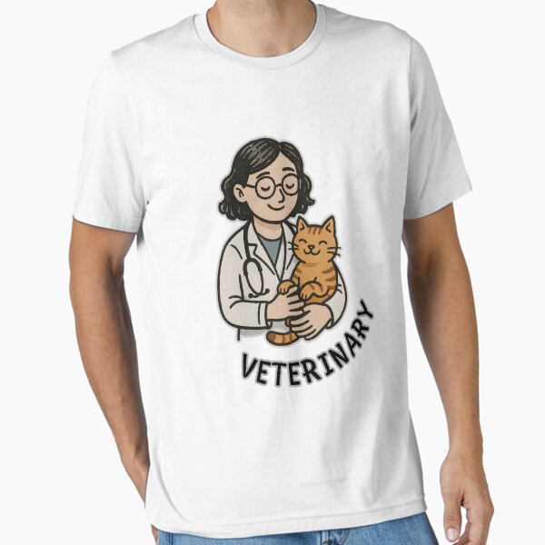 Item preview, Adorable Veterinary Cartoon - Perfect for Animal Lovers & Pet Care Enthusiasts designed and sold by Psycho-Crazy.