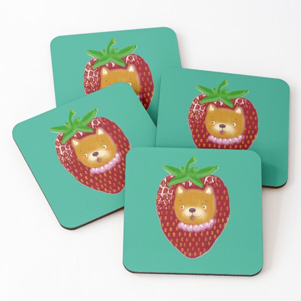 Item preview, Strawberry dog  designed and sold by Cute food.