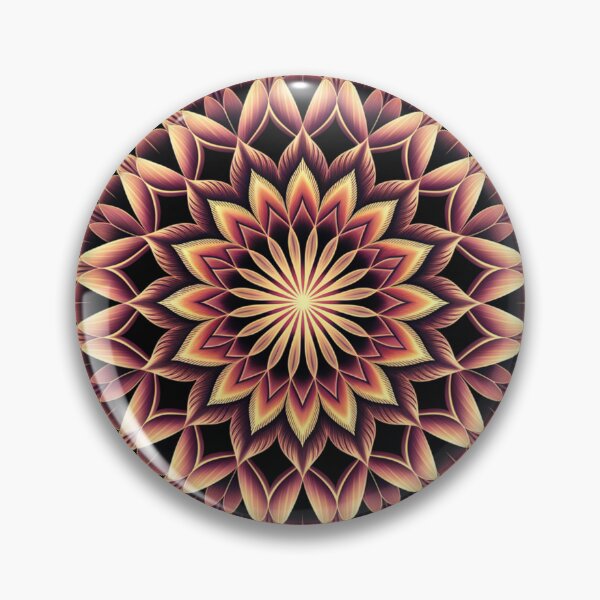 Item preview, The Mesmerising Warm Mandala designed and sold by Ink And Inspire.