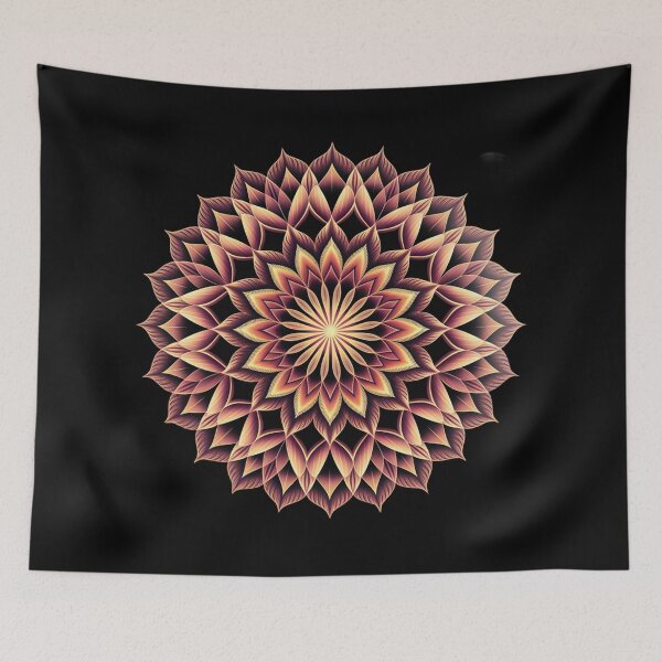 Item preview, The Mesmerising Warm Mandala designed and sold by Ink And Inspire.