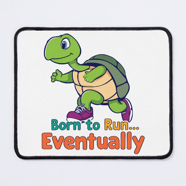 Item preview, Born to Run Eventually Turtle Funny Graphic designed and sold by JumpJammiesTees.