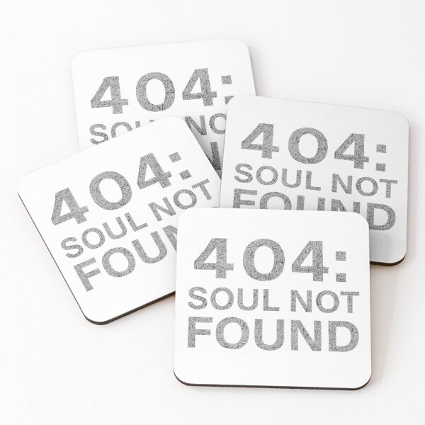 Item preview, 404: Soul Not Found – Horror Glitch Error Design for Dark Tech Aesthetics designed and sold by Horror Camp.