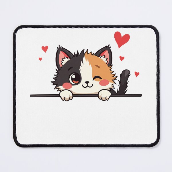 Item preview, Peeking Calico Kitten with a Wink designed and sold by JumpJammiesTees.