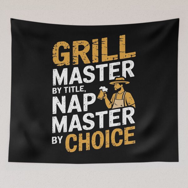 Item preview, Grill Master By Title, Nap Master By Choice designed and sold by ZAIKY DREAMS.