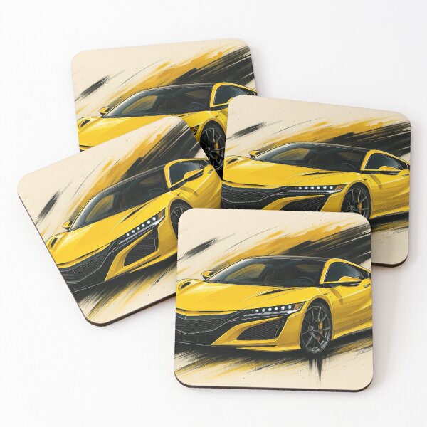 Item preview, Acura NSX Fanart (Yellow) designed and sold by Peterson Designs.