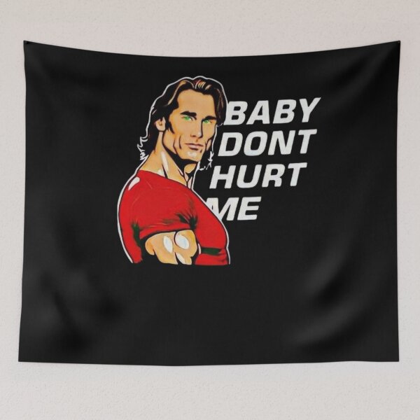 Item preview, Baby Don't Hurt Me – Funny Retro Muscle Guy Design designed and sold by HYSTOREGYMWEAR.