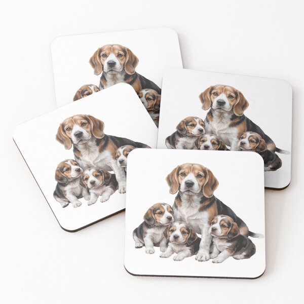 Item preview,  HAPPY MOTHER'S DAY - MAMA BEAGLE - CUTE PUPPIES - DOGS designed and sold by Gihan-Design.