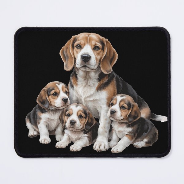Item preview, HAPPY MOTHER'S DAY - MAMA BEAGLE - CUTE PUPPIES - DOGS designed and sold by Gihan-Design.