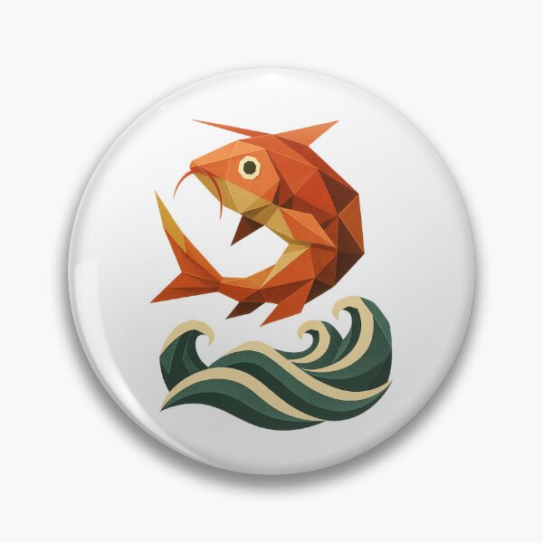 Item preview, Origami Koi Wave designed and sold by IllustrifyArts.