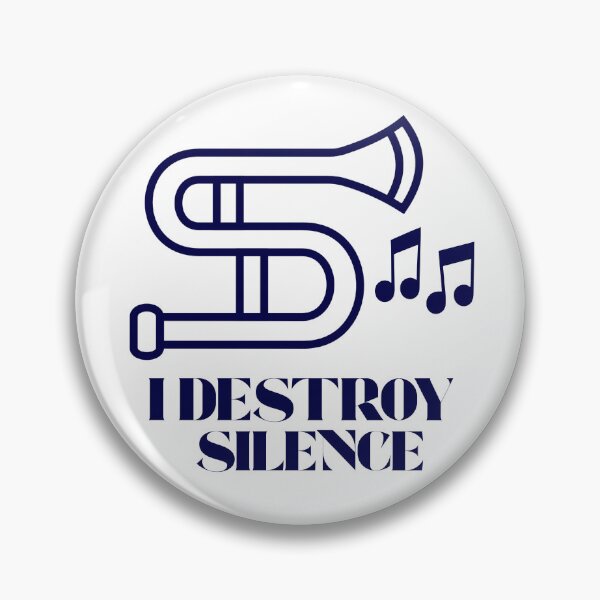 Item preview, I Destroy Silence Recto Trombone designed and sold by StanSitk.