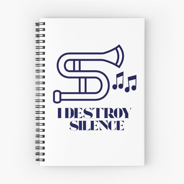 Aperçu de l'œuvre Je détruis le silence Recto Trombone créée et vendue par StanSitk.
