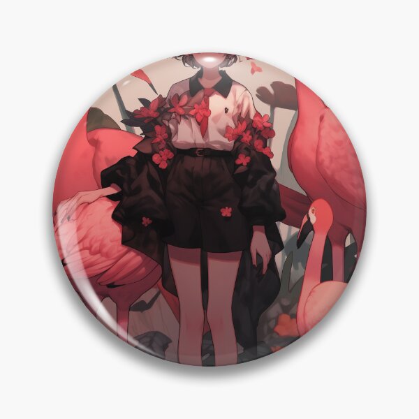 Item preview, Flamingo Shroom Dark Safari designed and sold by SporeandCanvas.