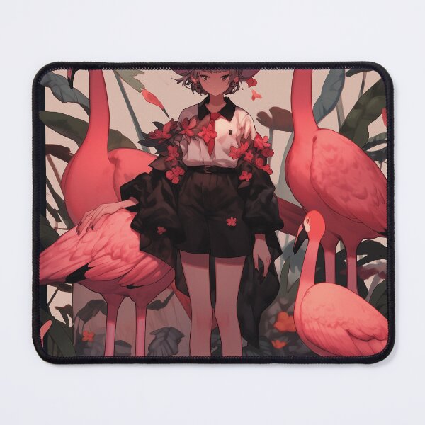 Item preview, Flamingo Shroom Dark Safari designed and sold by SporeandCanvas.