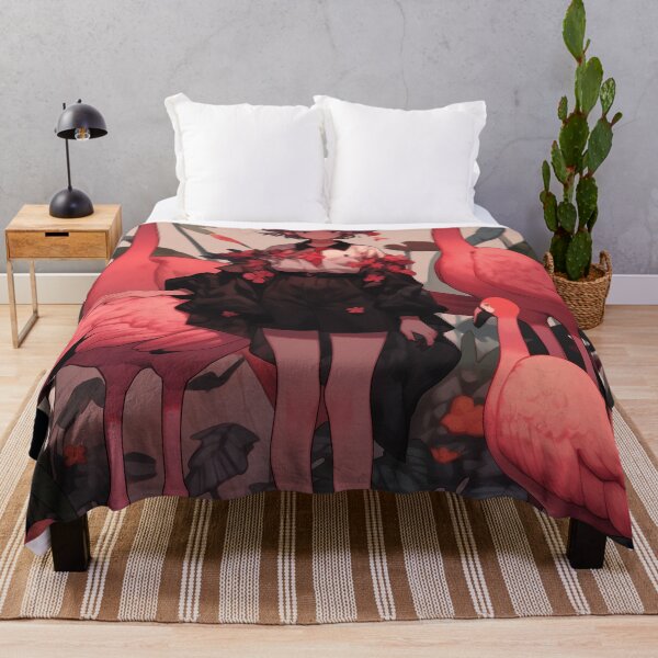 Item preview, Flamingo Shroom Dark Safari designed and sold by SporeandCanvas.