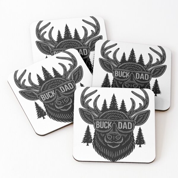 Item preview, Buck Dad - Cool Deer Head with Sunglasses designed and sold by KateVil.