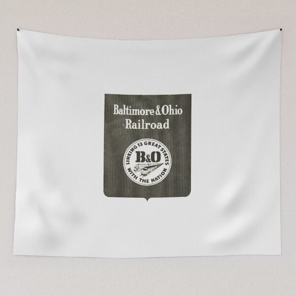 Artikelvorschau, Vintage Baltimore and Ohio Railroad - Linking 13 Great States With The Nation entworfen und verkauft von QuayTradingCo.