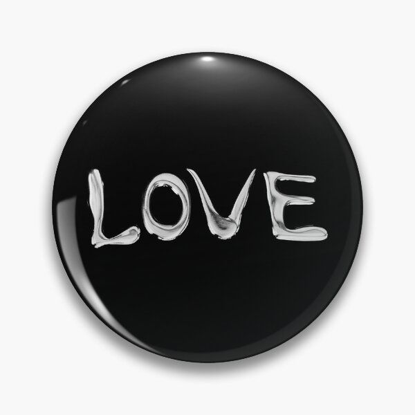 Item preview, Liquid Metal LOVE Typography designed and sold by zzz888.