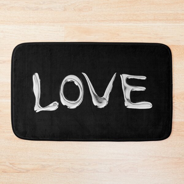 Item preview, Liquid Metal LOVE Typography designed and sold by zzz888.