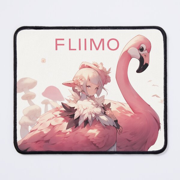 Item preview, Flamingo Shroom Garden Guardian designed and sold by SporeandCanvas.
