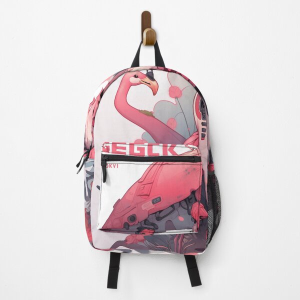Item preview, Flamingo Shroom Mech Muse designed and sold by SporeandCanvas.