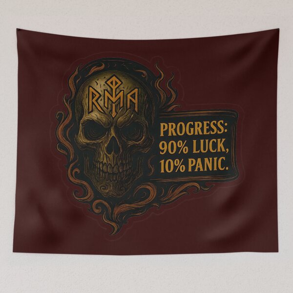 Item preview, gaming humor with skull designed and sold by TheDrunk.