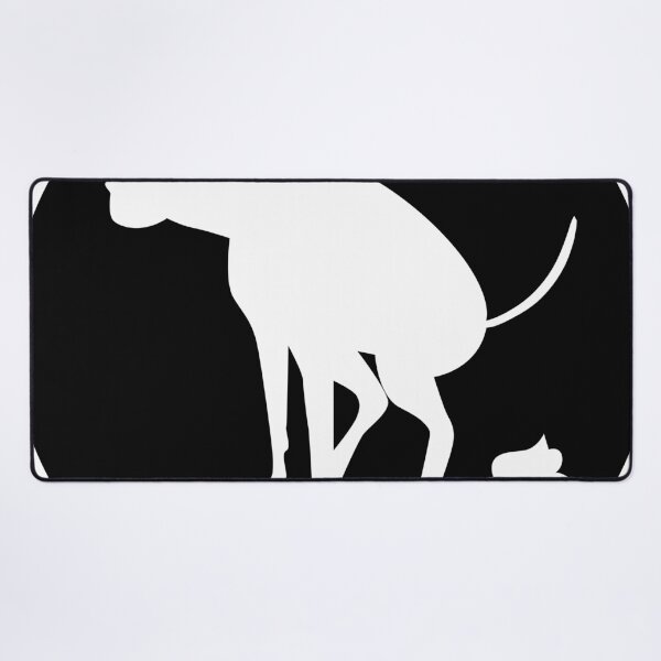 Item preview, Dog Poop sticker - dog pooping as a silhouette  designed and sold by PIXEL POP DESIGNS - Beyond the Norm!.