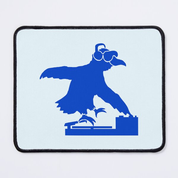 Item preview, Crow DJ Club listening music sunglasses headphone designed and sold by shirt-o-mat.