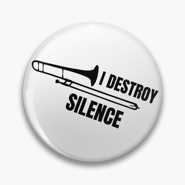 Item preview, I Destroy Silence Recto Trombone designed and sold by StanSitk.