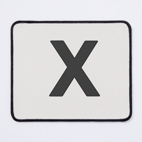 Item preview, letter x black designed and sold by ZiphGames.